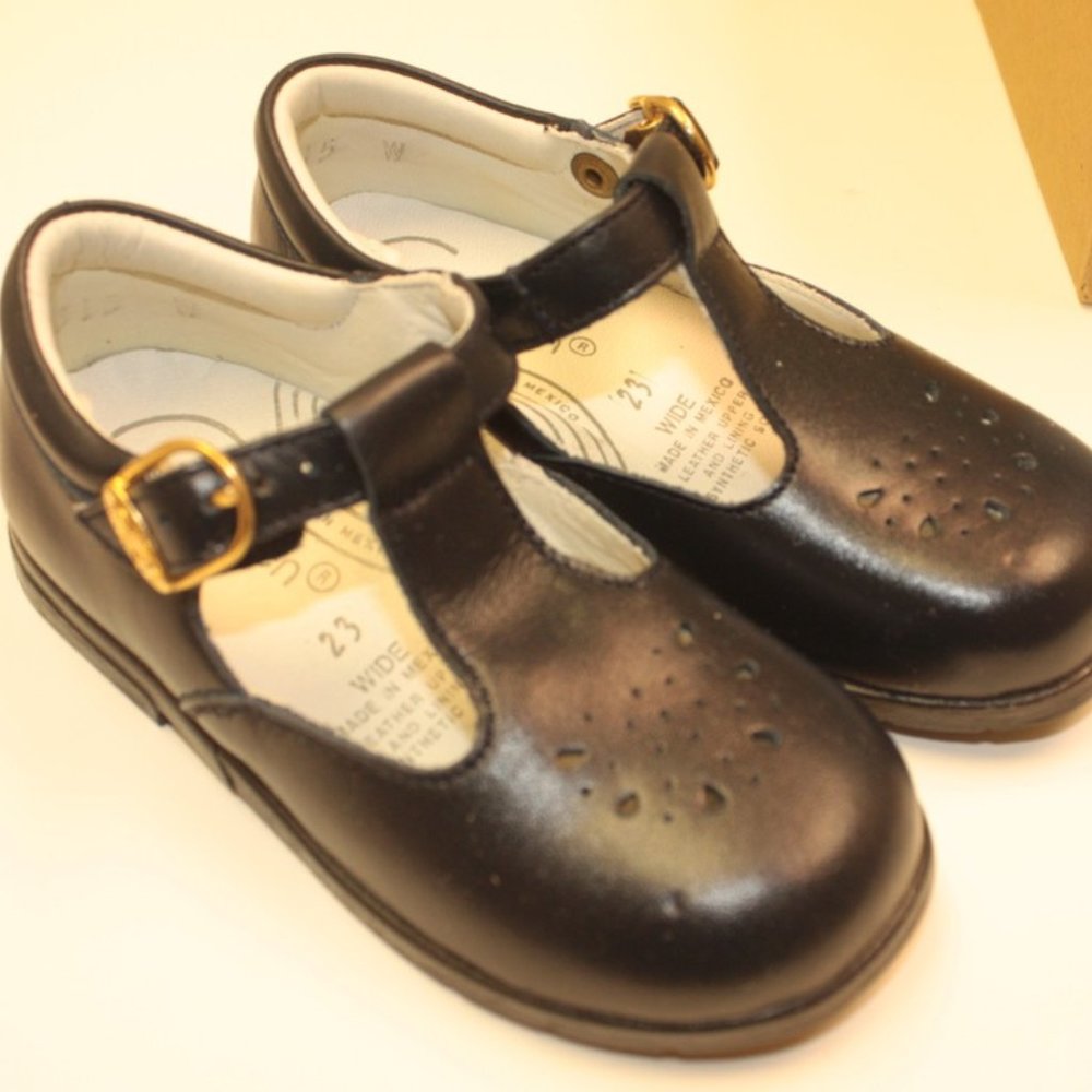 Elefanten Kids Julia Navy Leather Kids Shoes New in Box